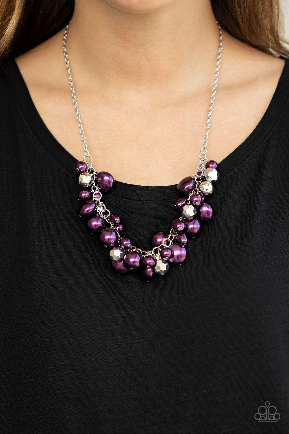 Battle of the Bombshells - Purple Necklace