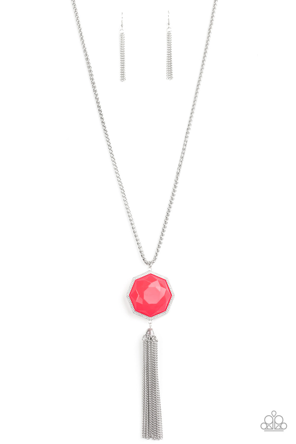 Paparazzi Prismatically Polygon - Pink Necklace 