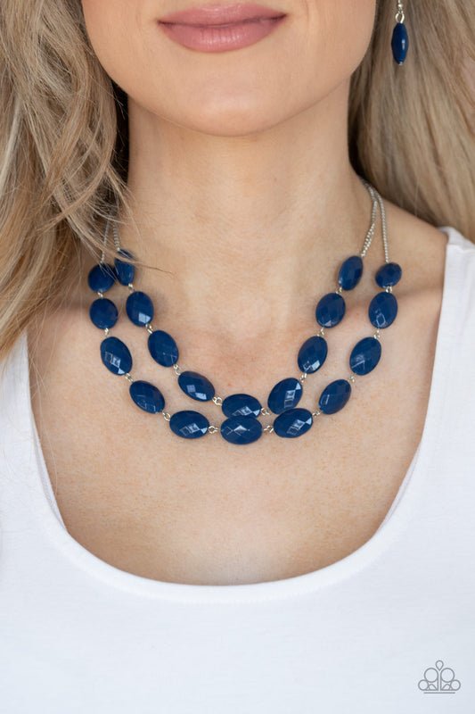 Paparazzi Max Volume - Blue Necklace 