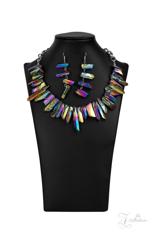 Paparazzi Charismatic - Zi Signature Collection Oil Spill Necklace 2020