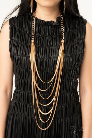 Paparazzi Commanding - Zi Collection 2020 - Gold Necklace