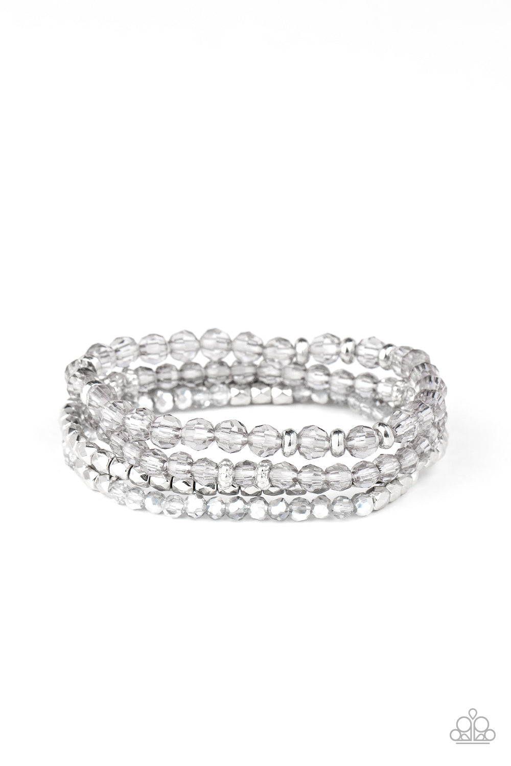 Paparazzi Crystal Crush - Silver Bracelet 