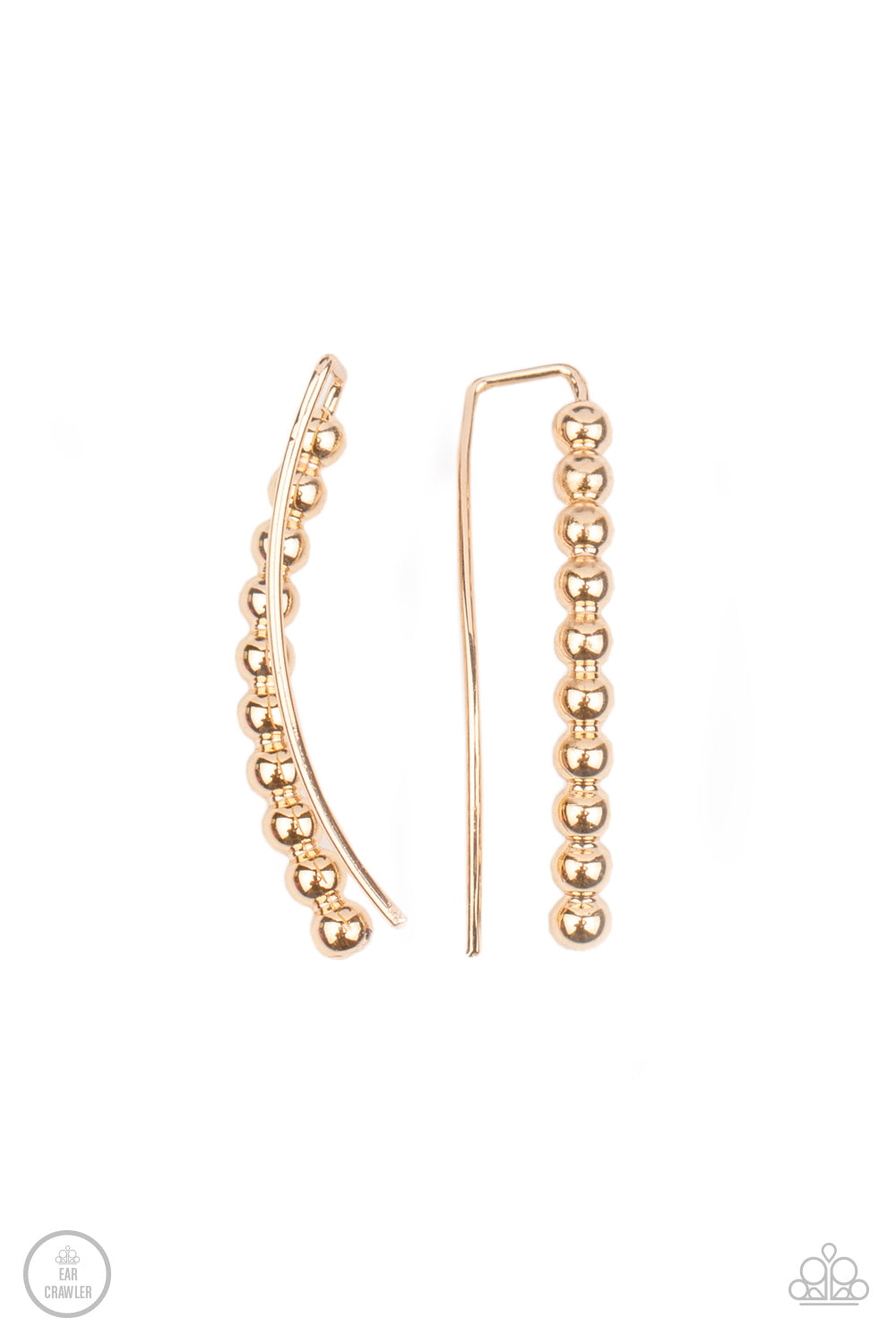 Paparazzi Climb On - Gold Post Earrings 