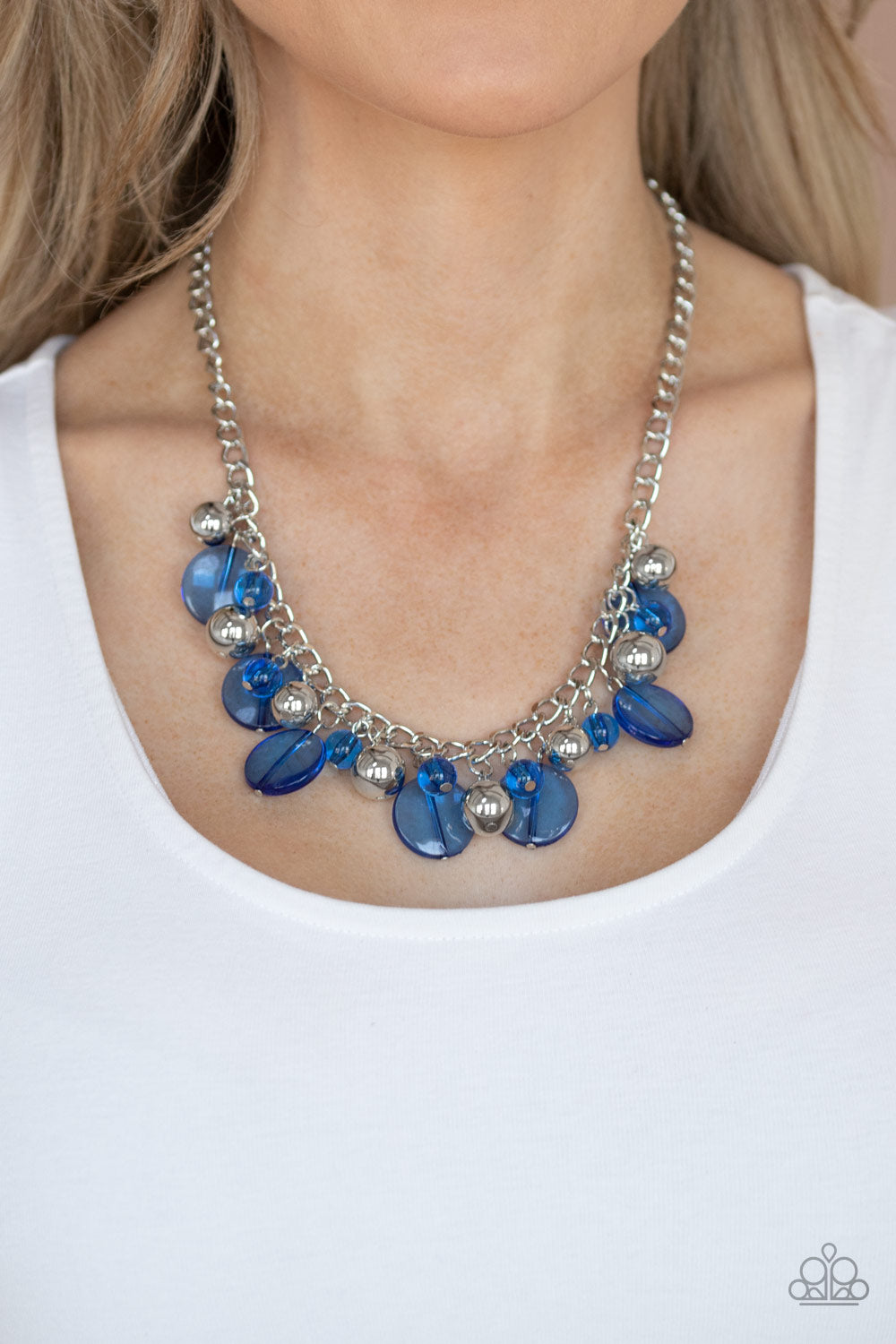 Gossip Glam - Blue Necklace 