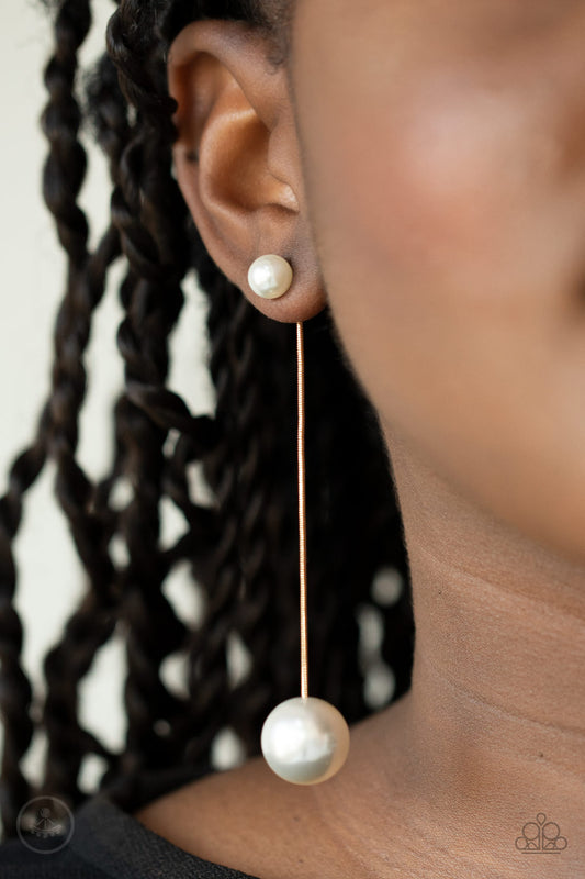 Extended Elegance - Gold Earrings