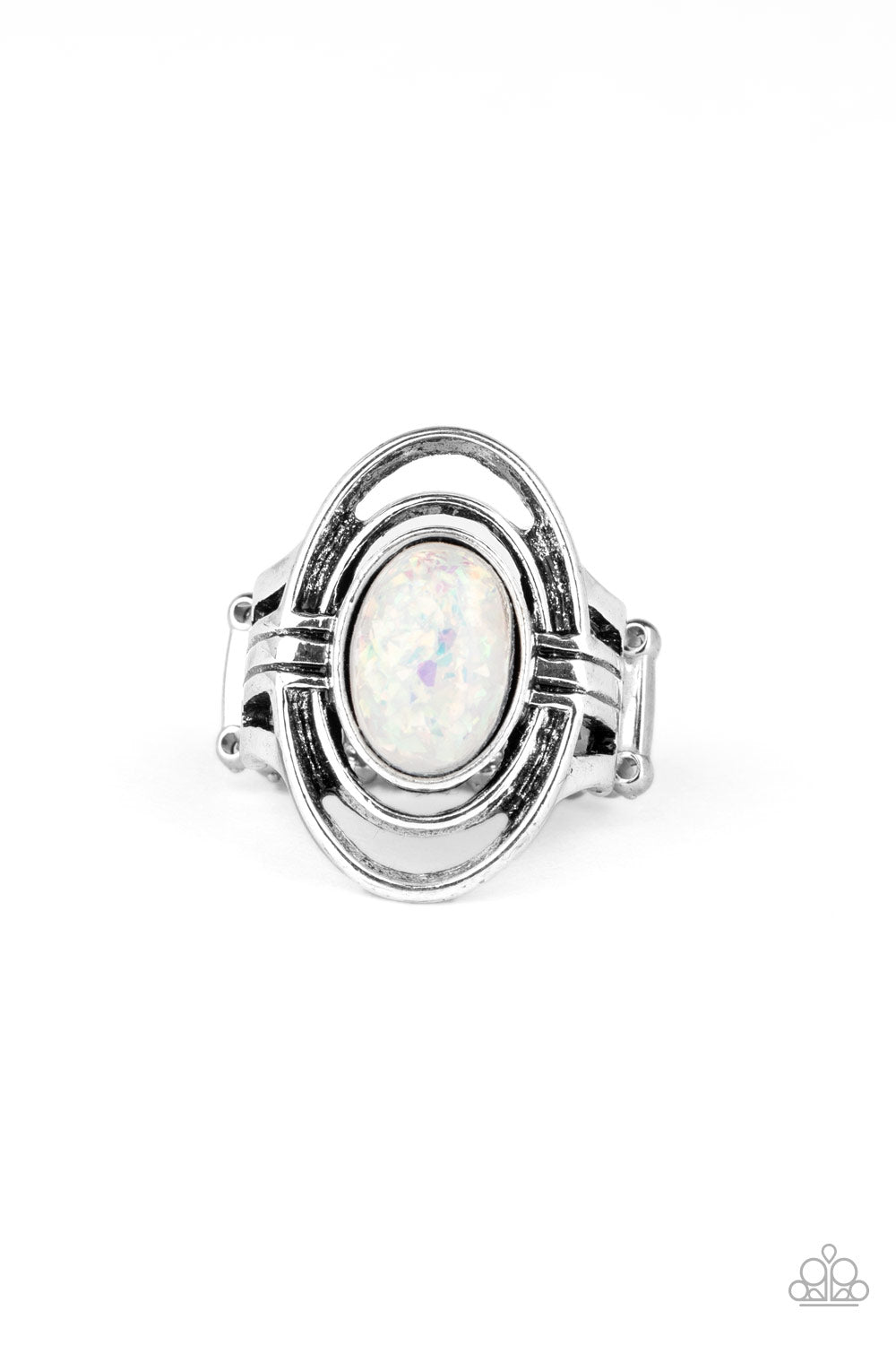 Paparazzi Peacefully Pristine - White Ring