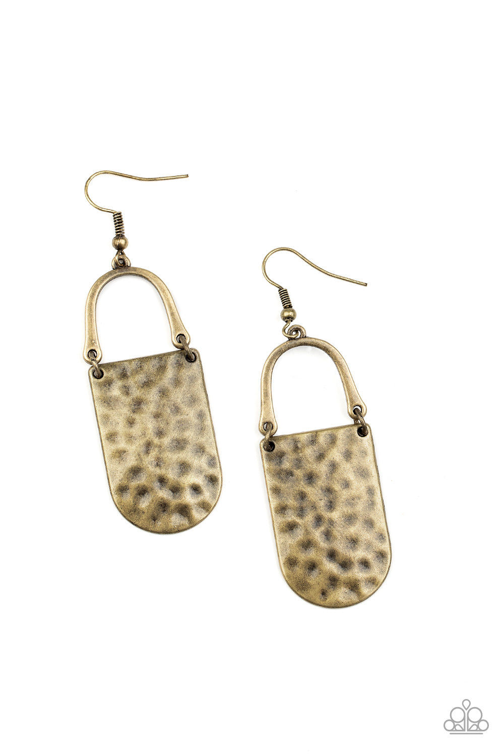 Paparazzi Resort Relic - Brass Earrings 