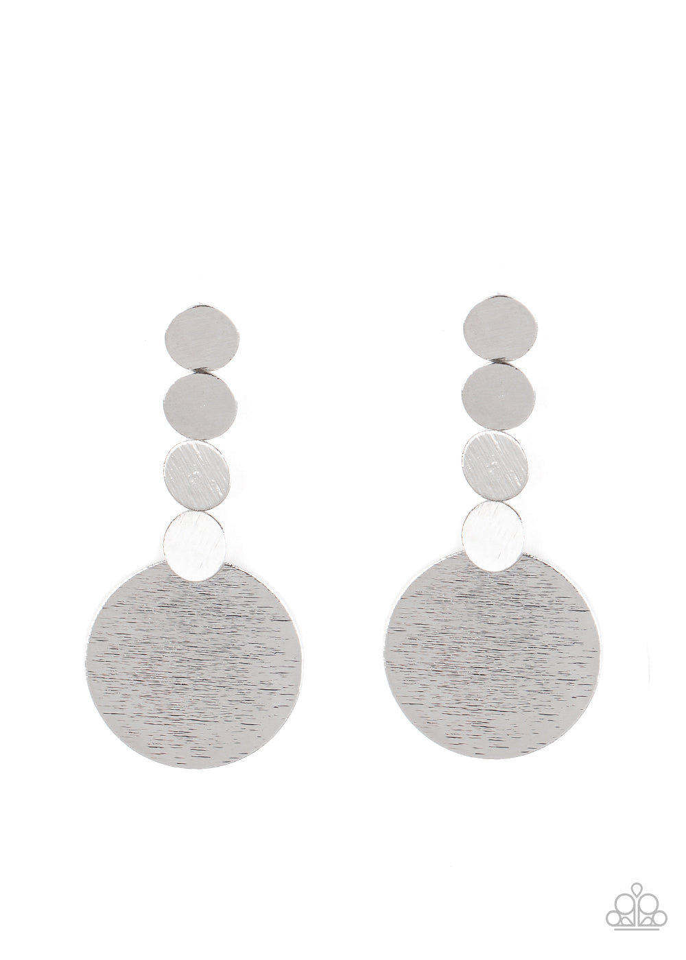 Paparazzi Idolized Illumination - Silver Earrings 