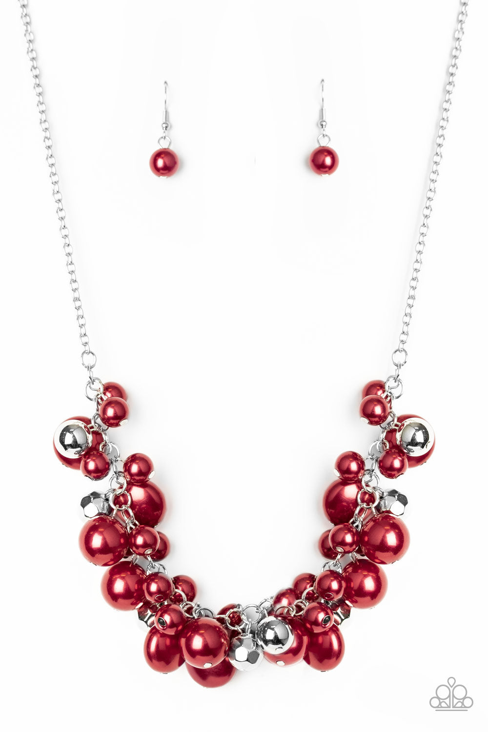 Paparazzi Battle of the Bombshells - Red Necklace