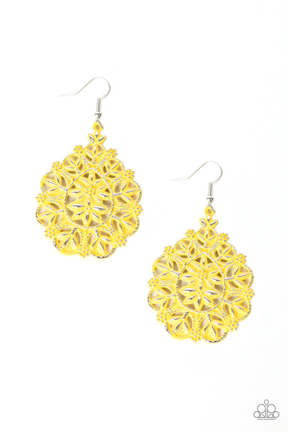 Floral Affair - Yellow Earrings