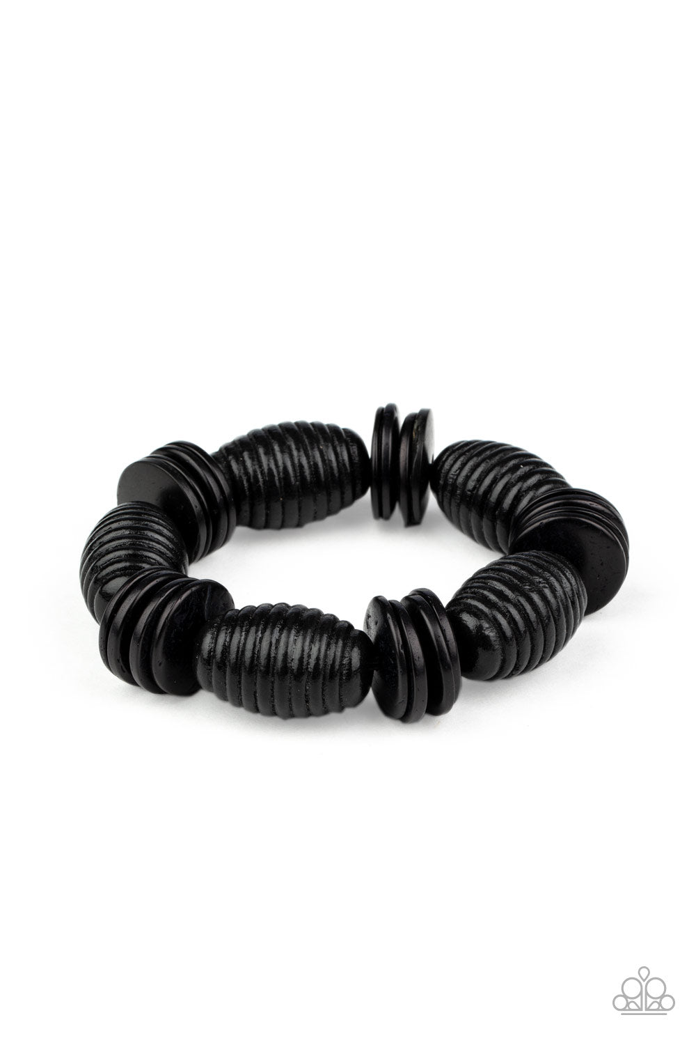 Paparazzi Caribbean Castaway - Black Bracelet 