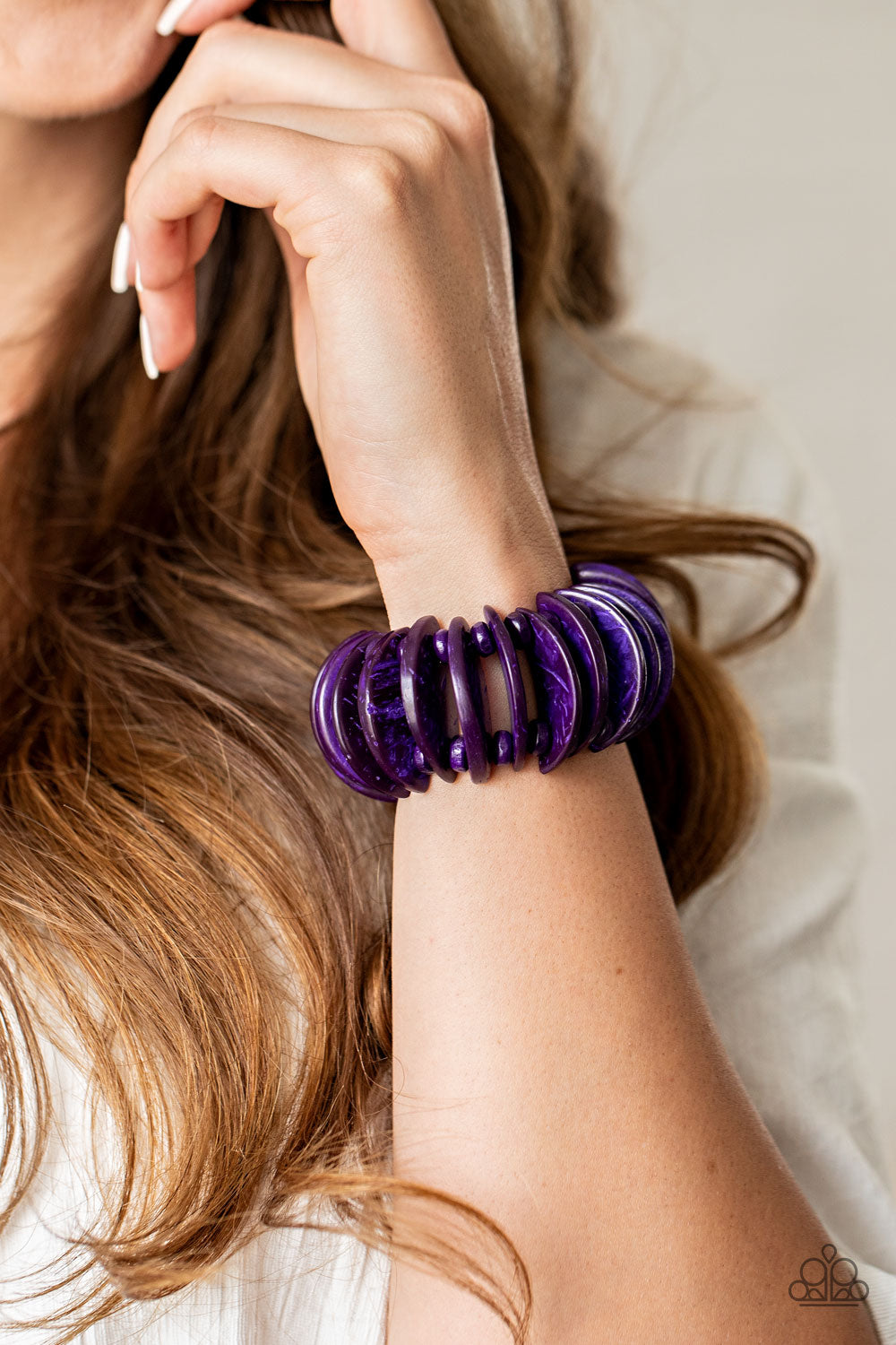 Paparazzi Tropical Tiki Bar - Purple Bracelet 