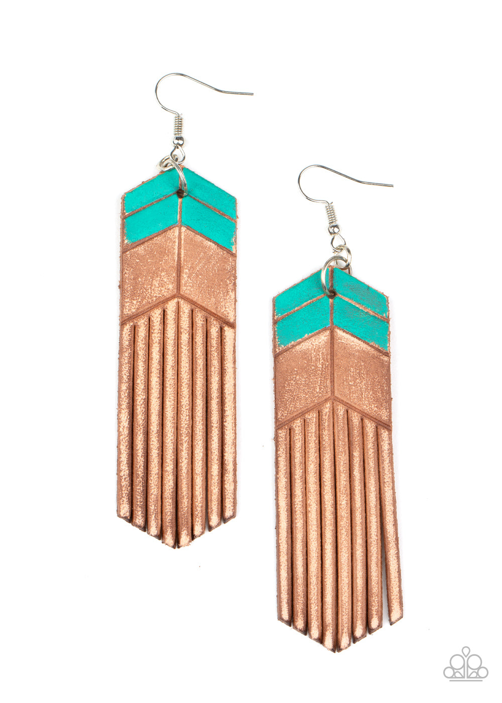 Paparazzi Desert Trails - Blue Earrings 