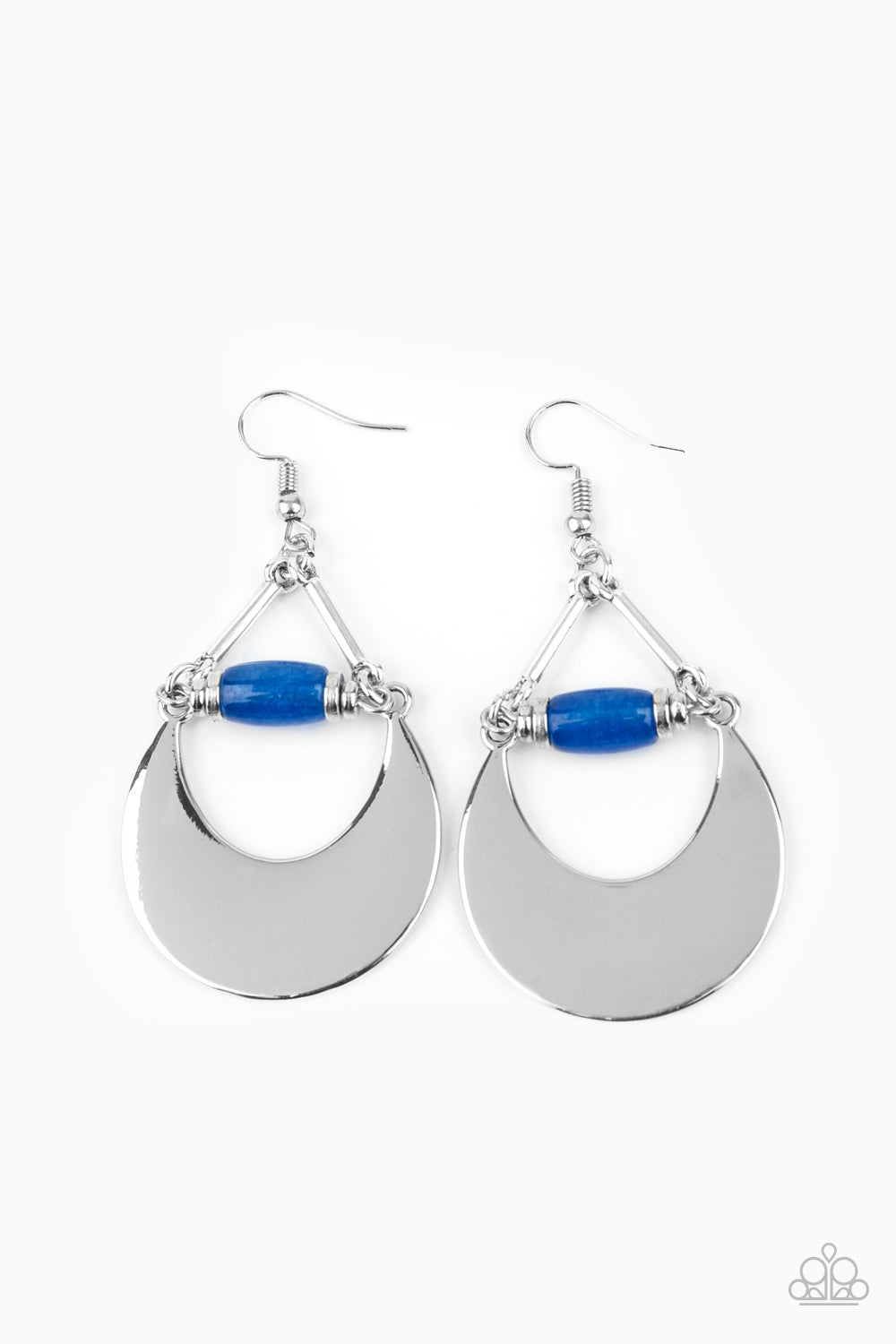 Paparazzi Mystical Moonbeams - Blue Earrings 