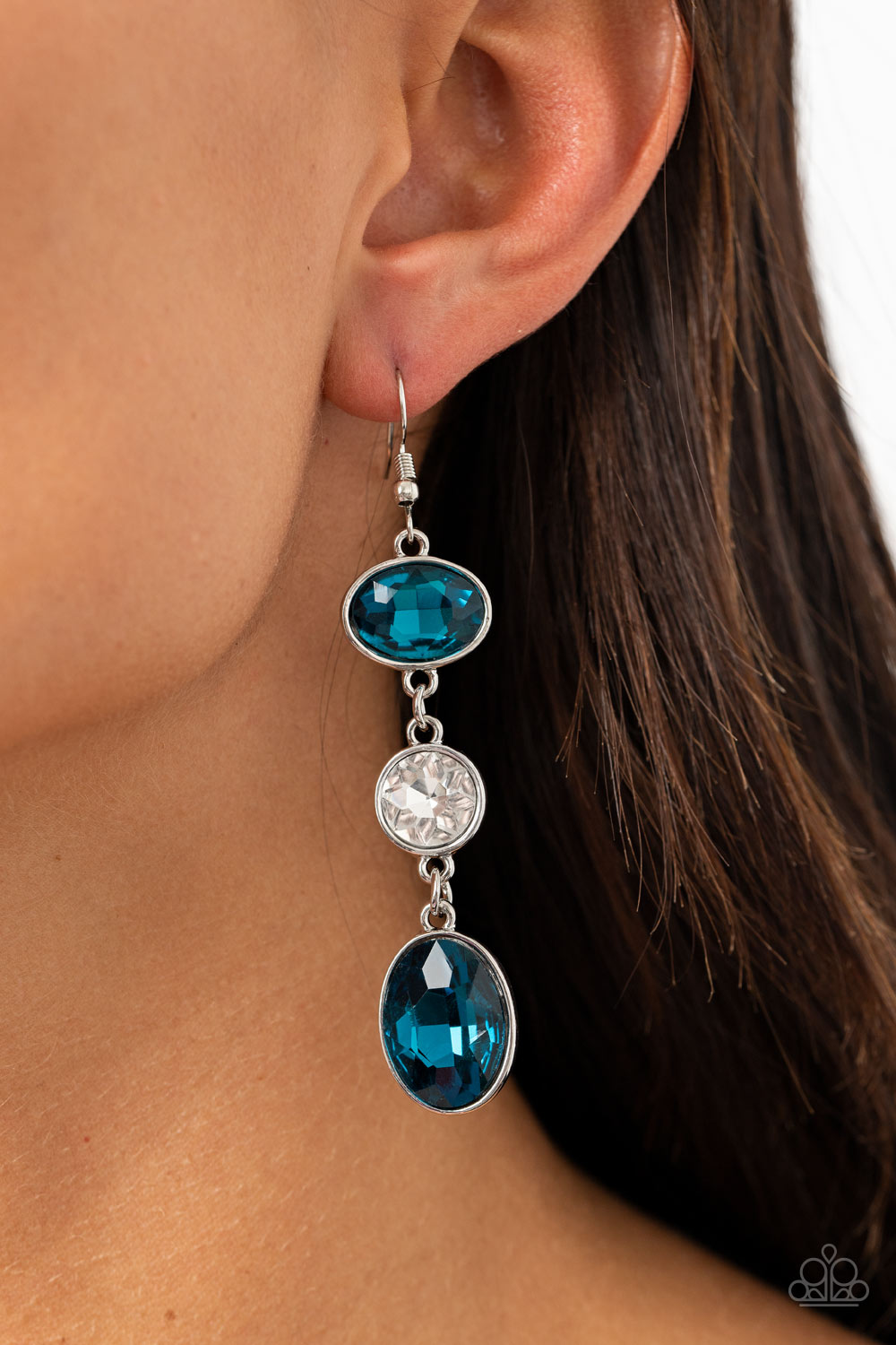 The GLOW Must Go On! - Blue Earrings 