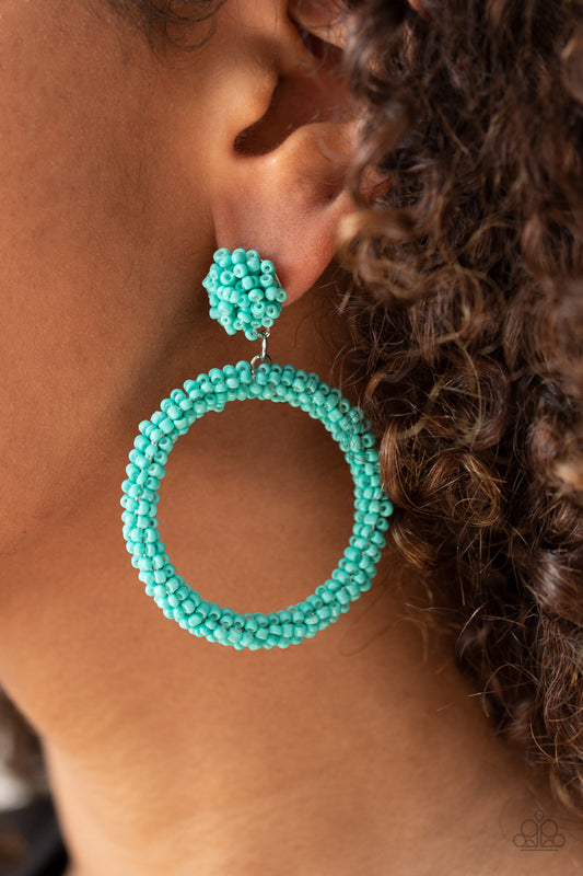 Be All You Can BEAD - Blue Earrings