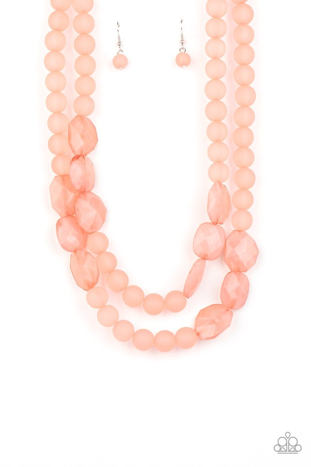 Paparazzi Arctic Art - Pink Necklace