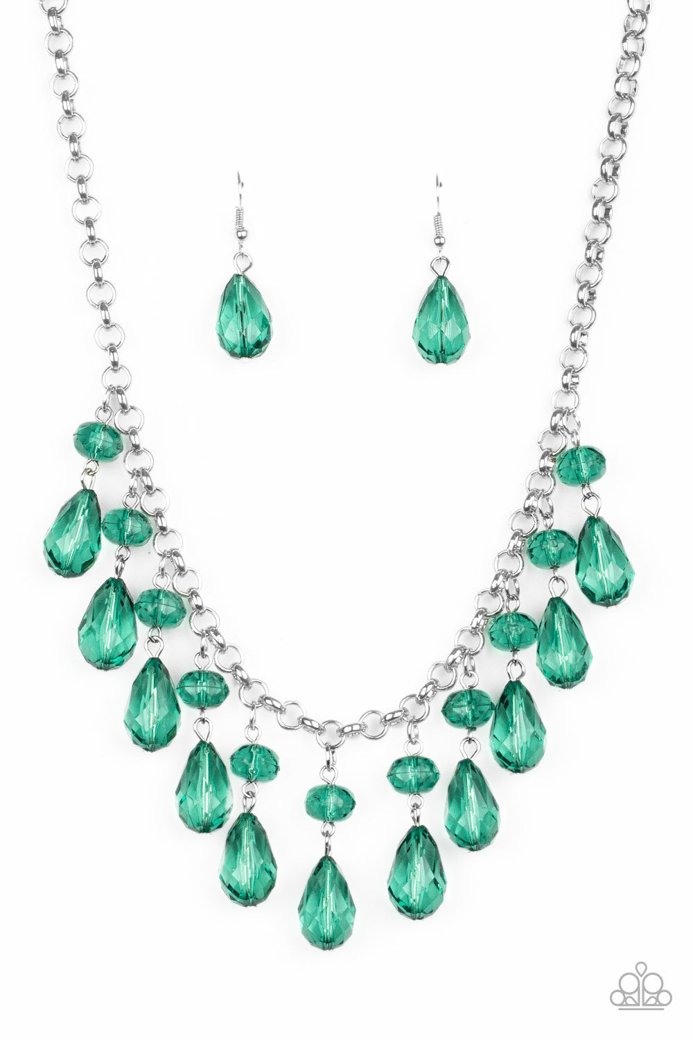 Paparazzi Crystal Enchantment - Green Necklace 