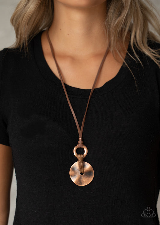 Paparazzi Nautical Nomad - Copper Necklace 