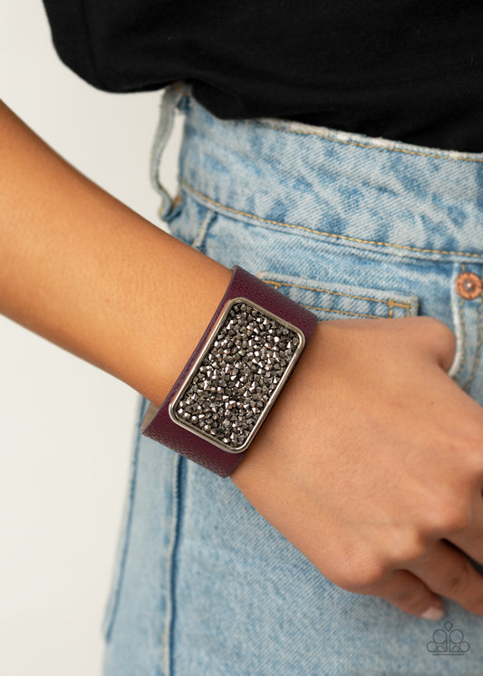 Paparazzi Interstellar Shimmer - Purple Urban Bracelet 