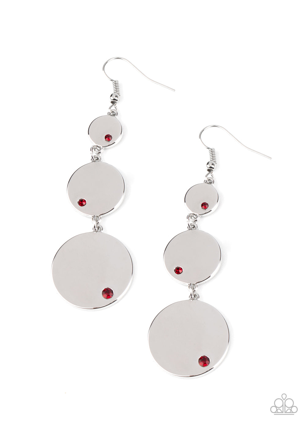 Poshly Polished - Red Earrings 