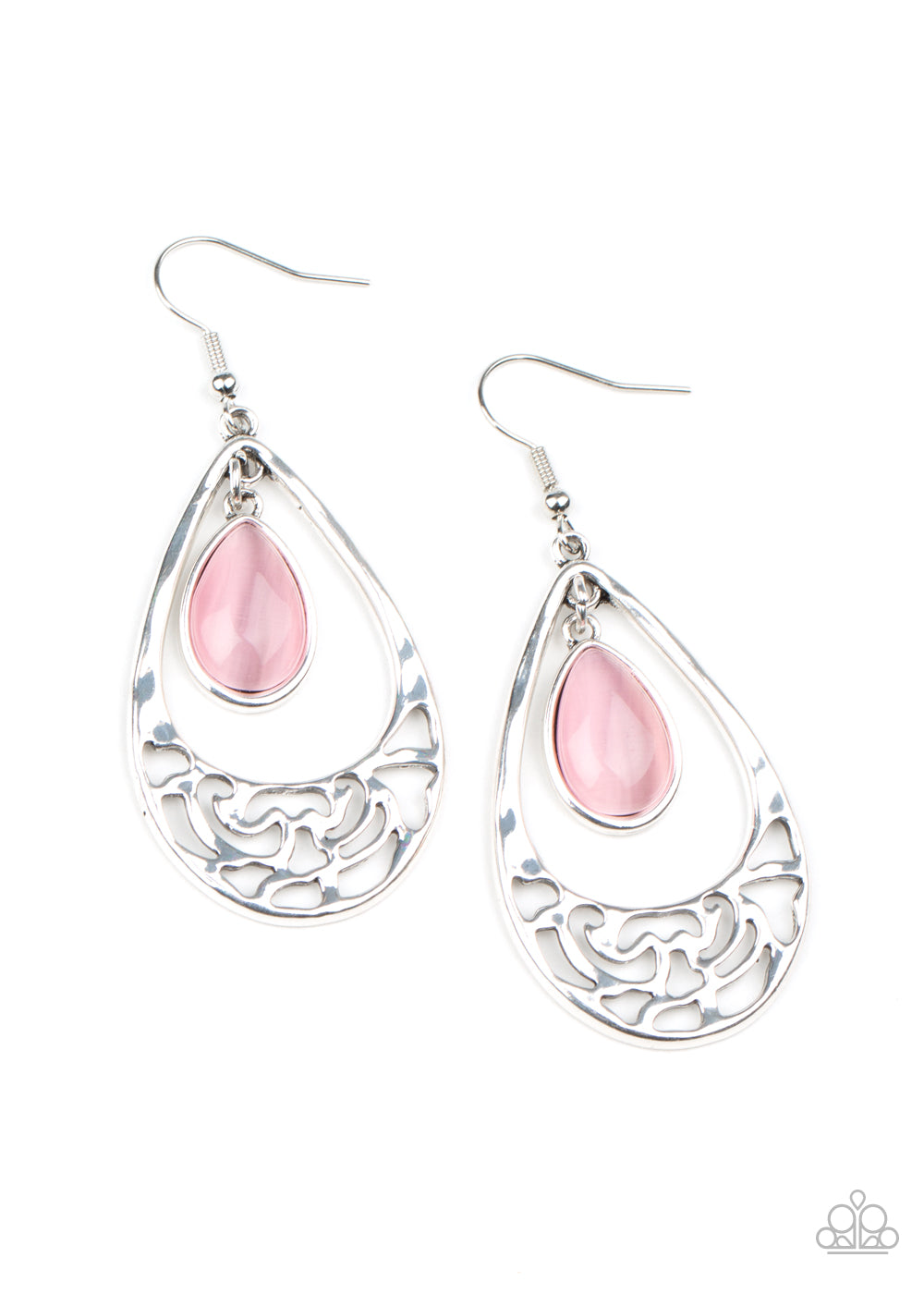 DEW You Feel Me? - Pink Earrings