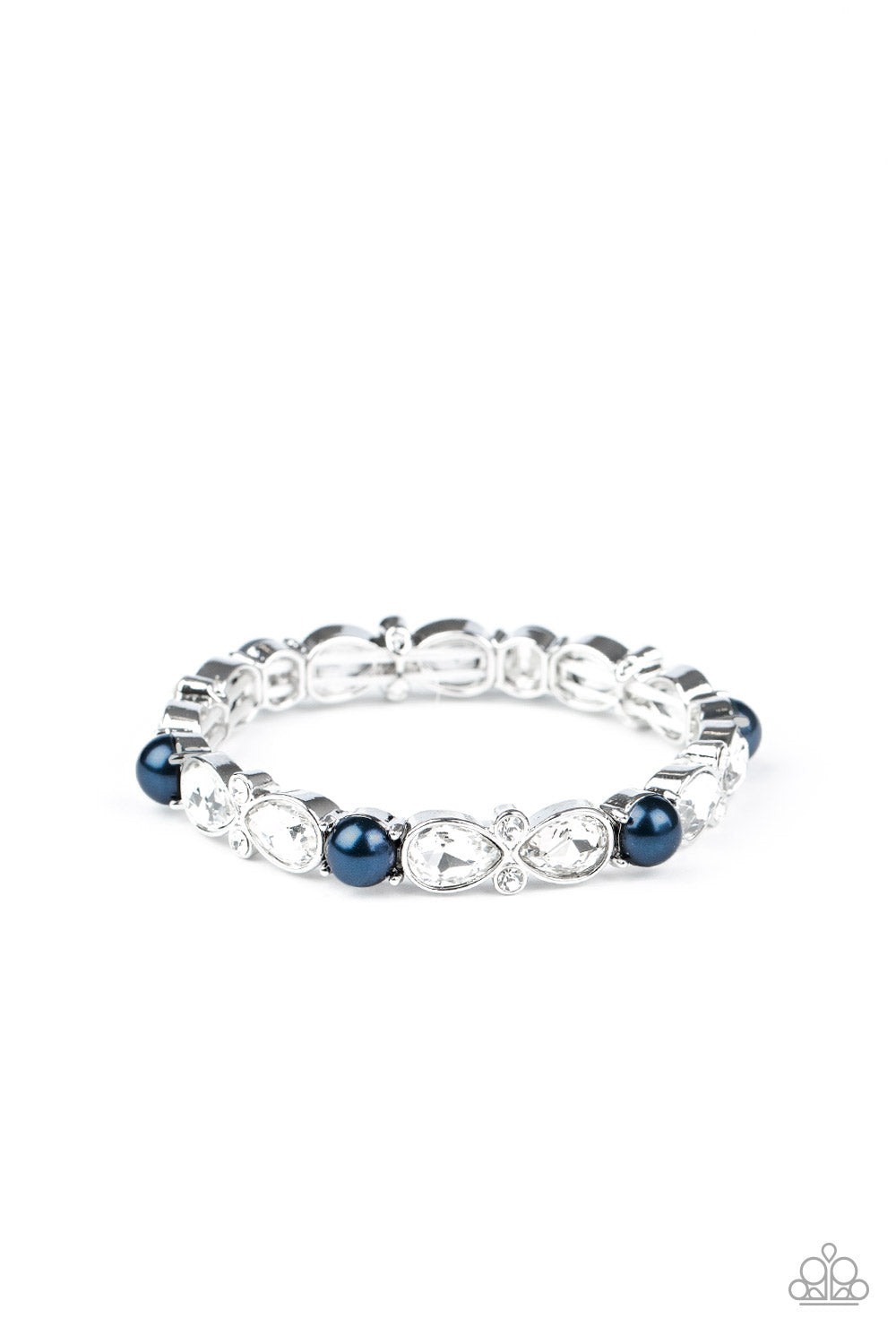 Paparazzi Frosted Finery - Blue Bracelet 