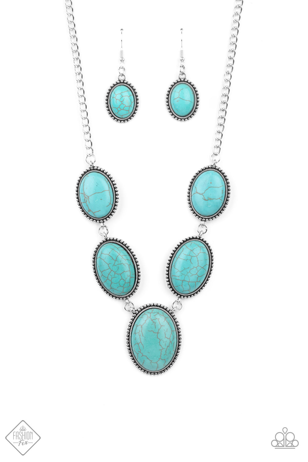 Paparazzi River Valley Radiance - Blue Necklace 