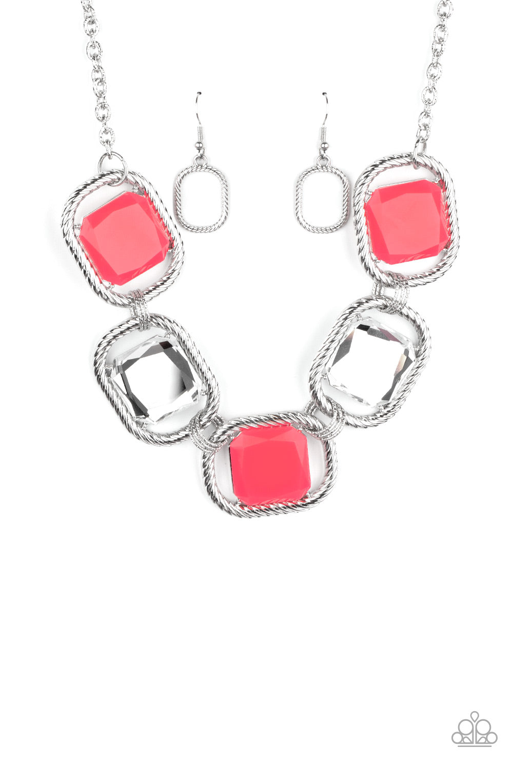 Paparazzi Pucker Up - Pink Necklace 