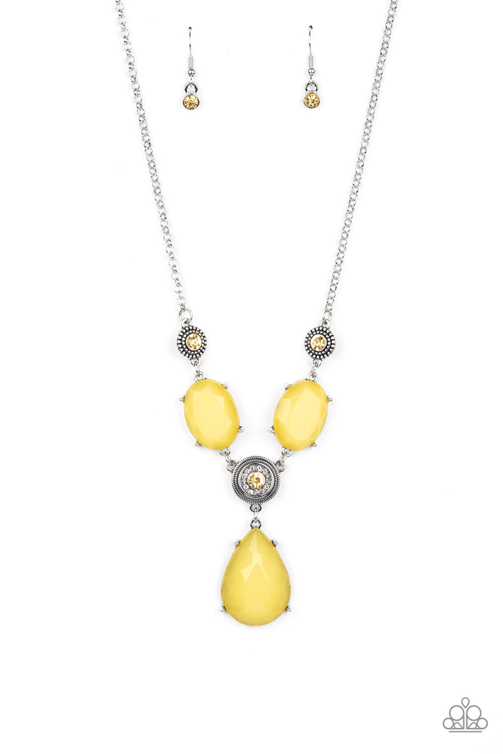 Paparazzi Heirloom Hideaway - Yellow Necklace 