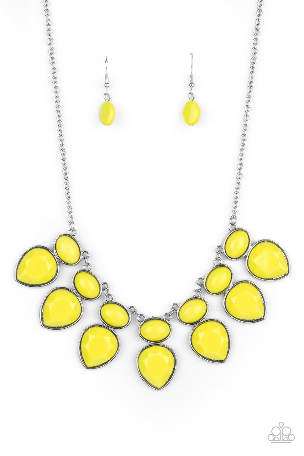 Paparazzi Modern Masquerade - Yellow Necklace 