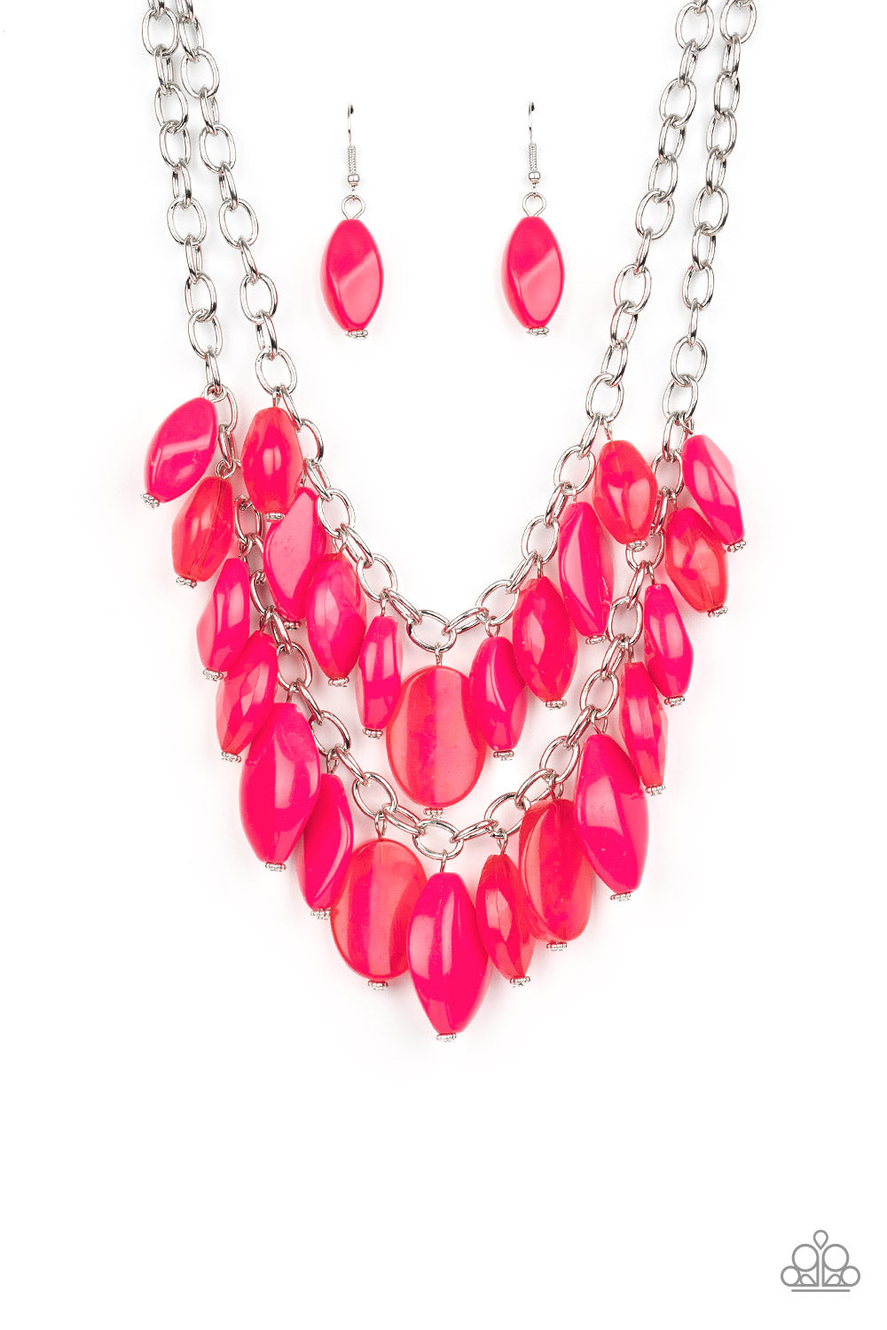 Paparazzi Palm Beach Beauty - Pink Necklace 