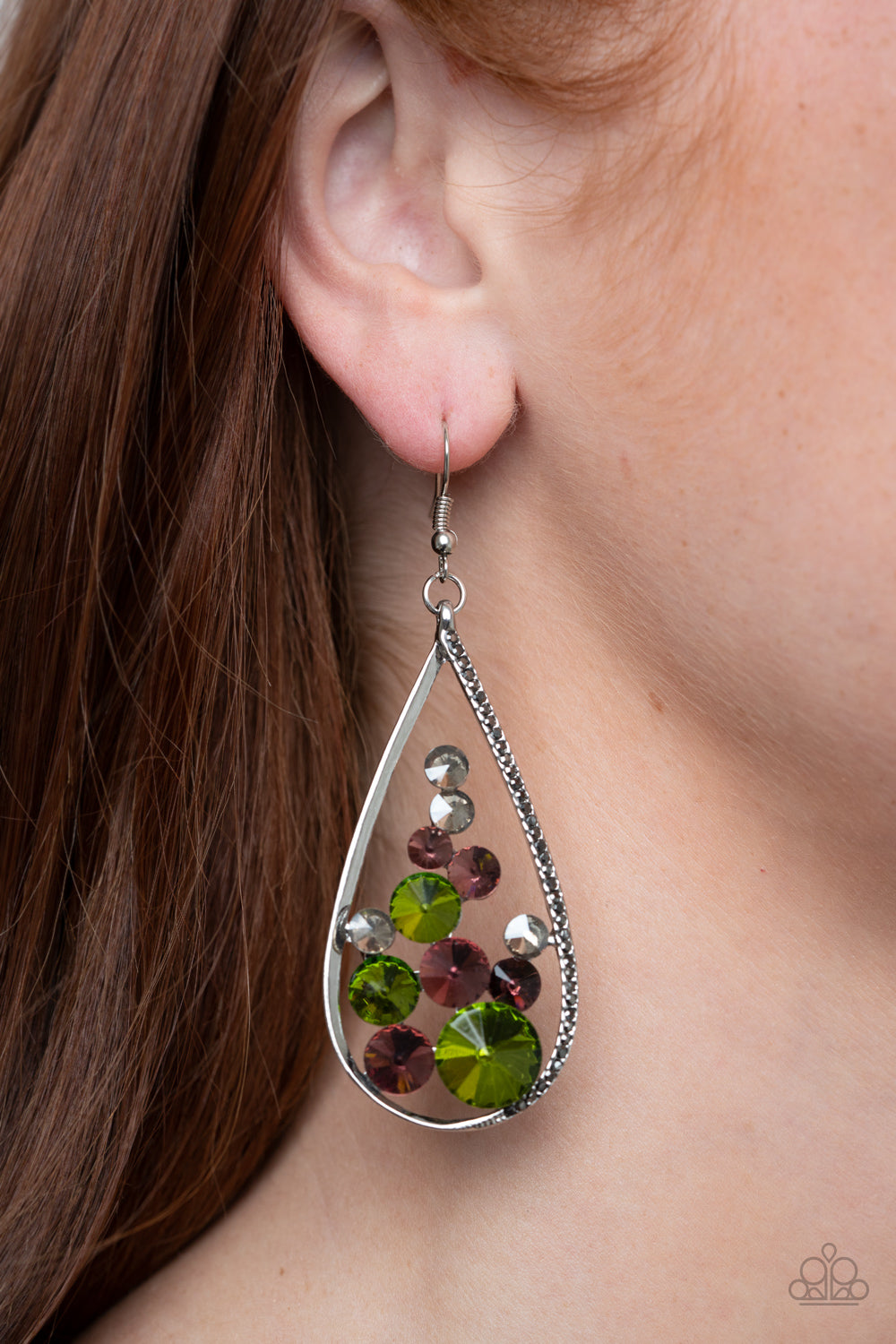 Paparazzi Tempest Twinkle - Multi Earrings 