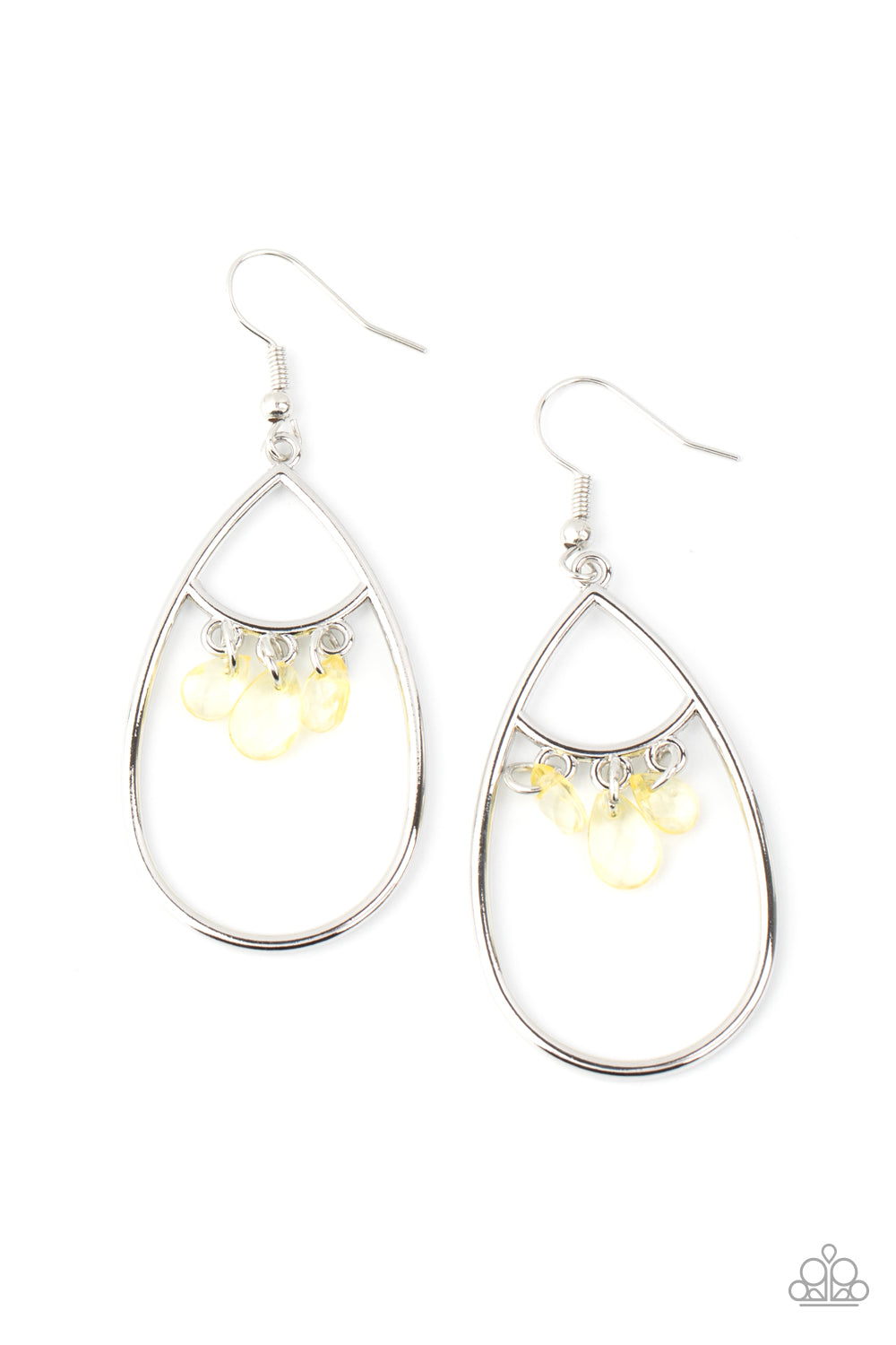 Shimmer Advisory - Yellow Earrings 