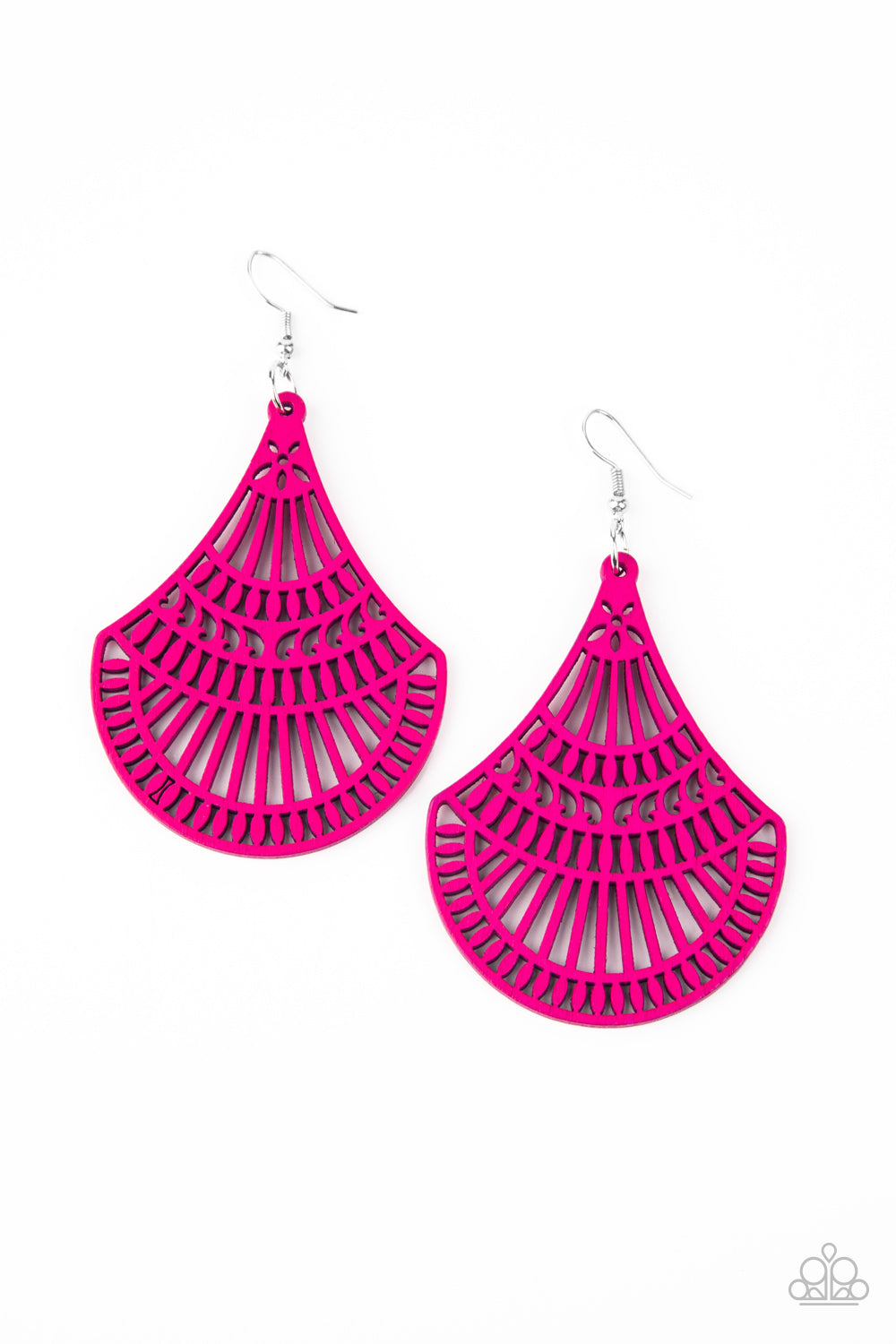 Paparazzi Tropical Tempest - Pink Earrings 