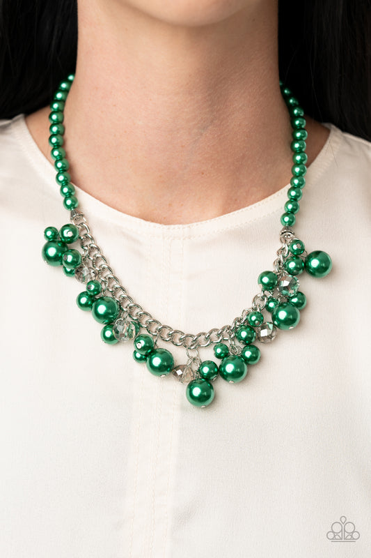 Paparazzi Prim and POLISHED - Green Necklace 