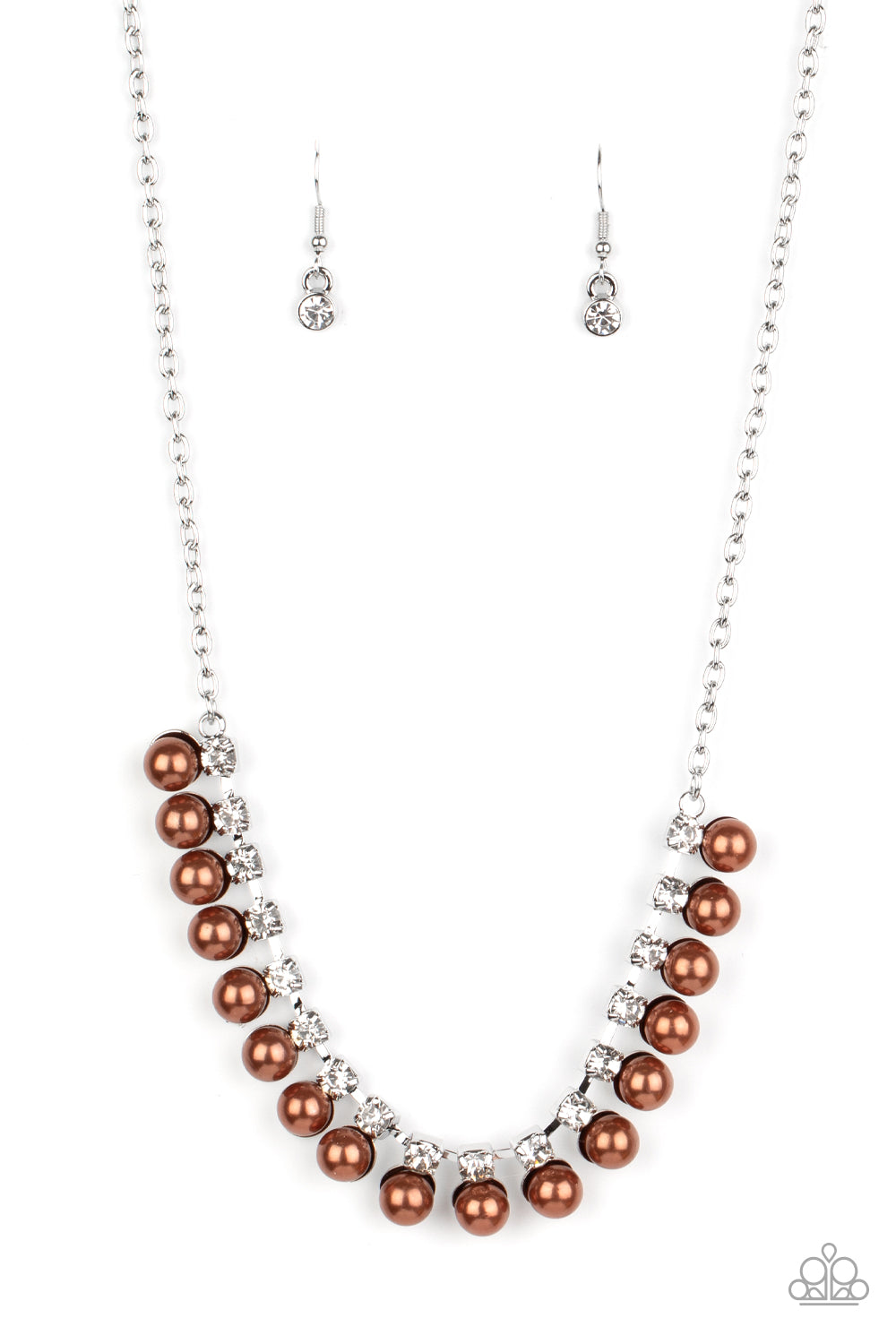 Paparazzi Frozen in TIMELESS - Brown Necklace 