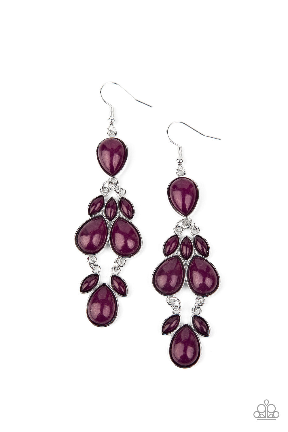 Paparazzi Superstar Social - Purple Earrings