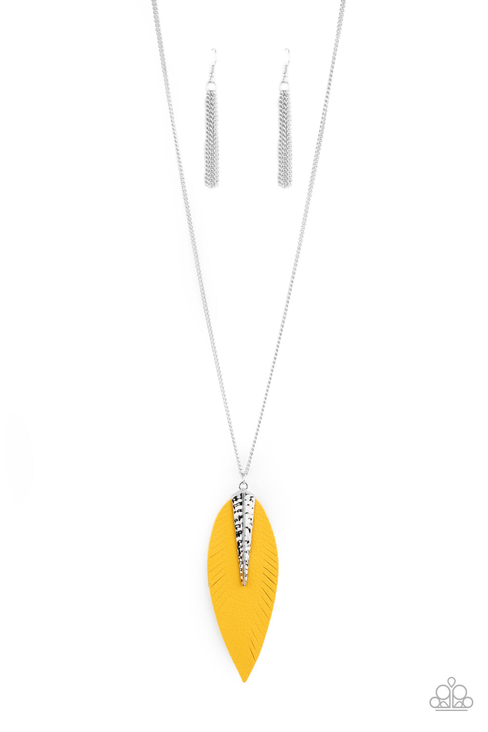 Paparazzi Quill Quest - Yellow Necklace 