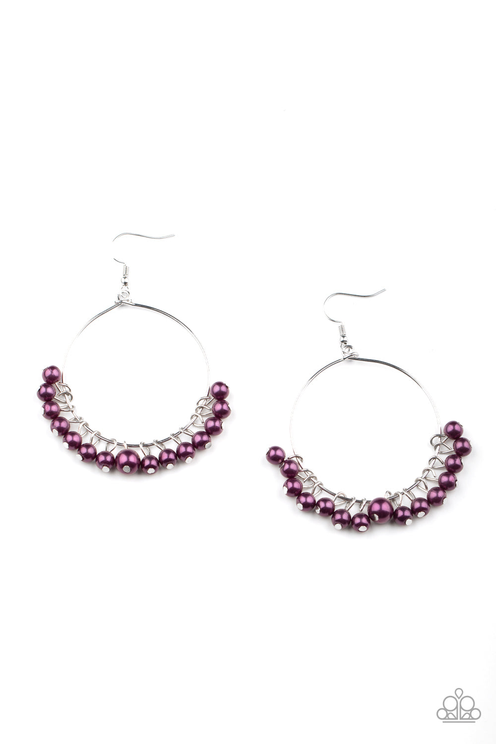 Things Are Looking UPSCALE - Purple Earrings 