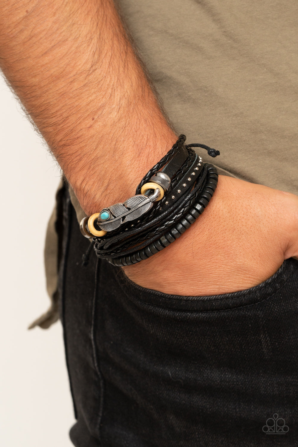 Paparazzi Quill Quarry - Blue Urban Bracelet