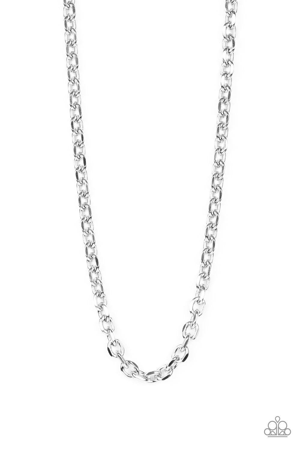 Paparazzi Steel Trap - Silver Urban Necklace 