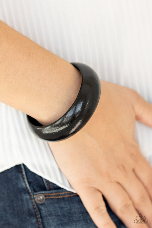 Paparazzi Whimsically Woodsy - Black Bracelet 