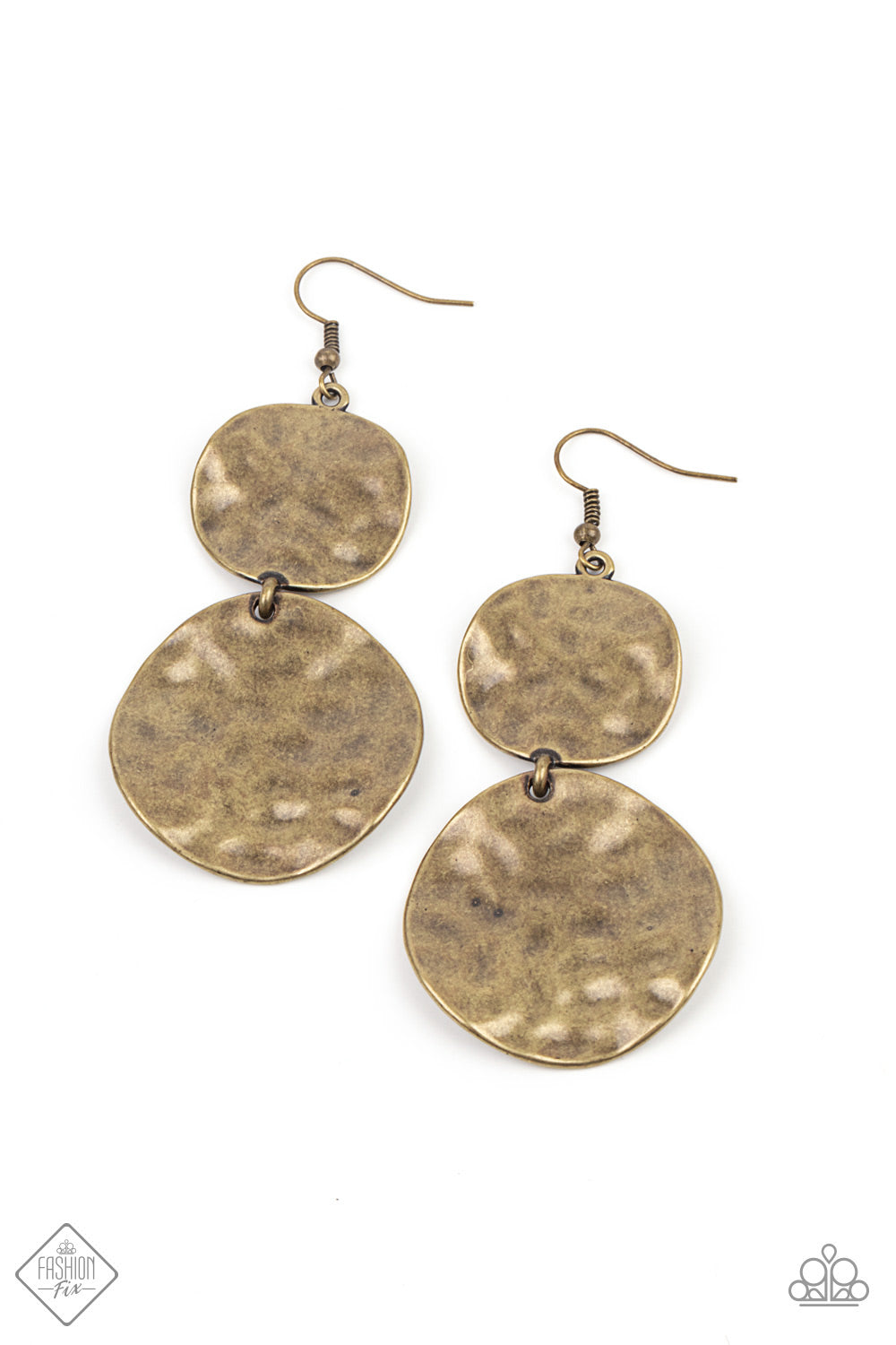 Paparazzi HARDWARE-Headed - Brass Earrings 