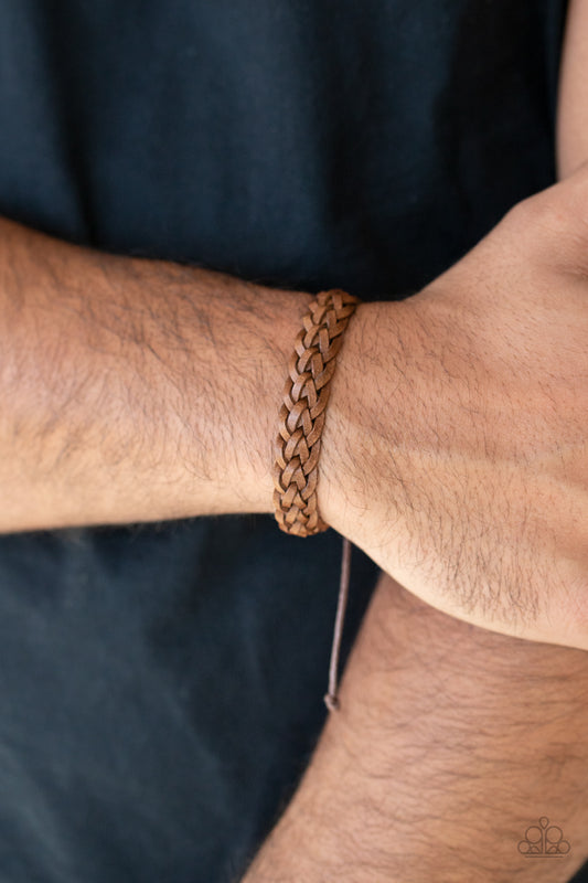 Paparazzi Prairie Cruise - Brown Urban Bracelet