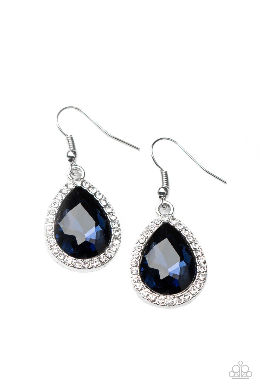 Paparazzi Dripping With Drama - Blue Earrings 