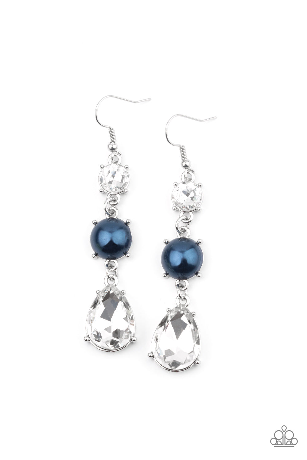 Paparazzi Unpredictable Shimmer - Blue Earrings 