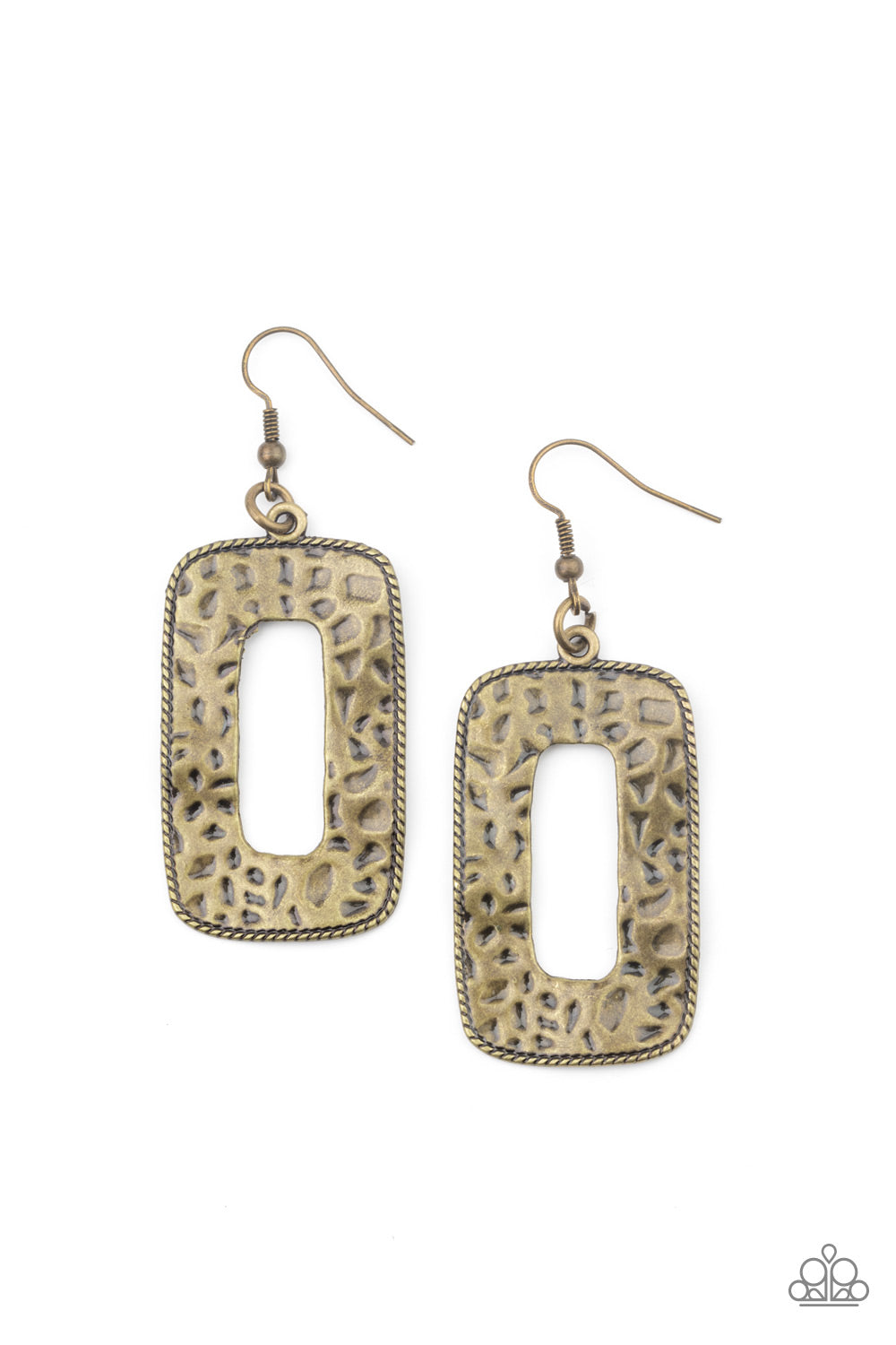 Paparazzi Primal Elements - Brass Earrings 