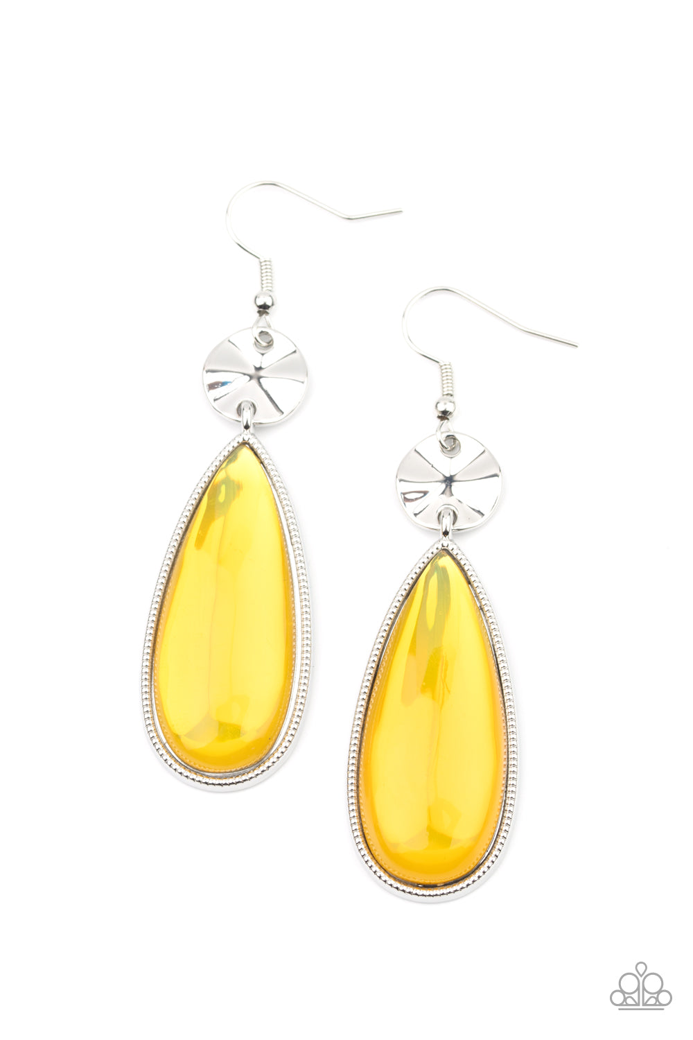 Paparazzi Jaw-Dropping Drama - Yellow Earrings