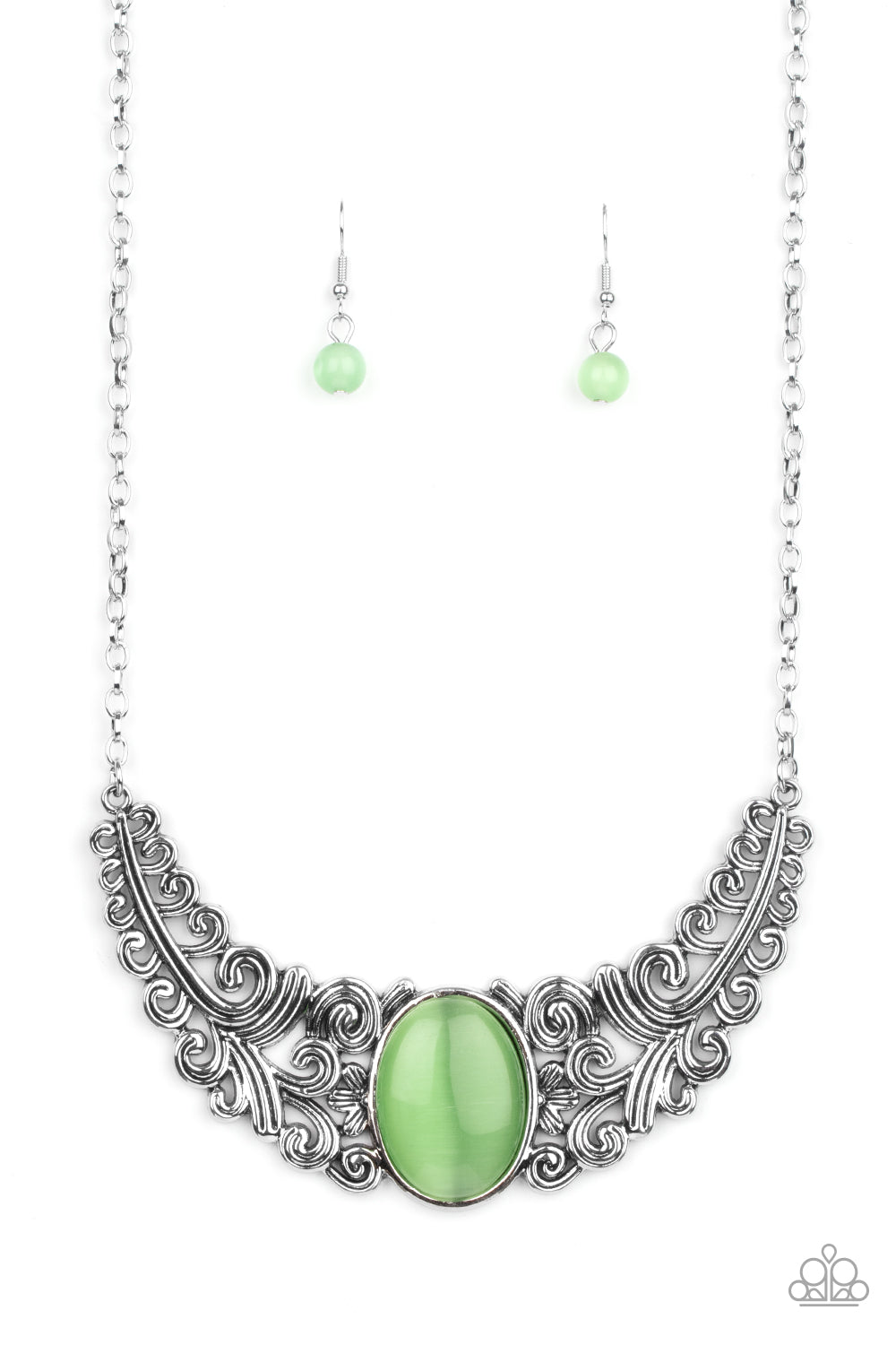 Paparazzi Celestial Eden - Green Necklace 